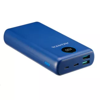 ADATA PowerBank P20000QCD - baterie externă pentru mobil/tabletă 20000mAh, 2, 1A, albastru (74Wh) ADATA PowerBank P20000QCD - baterie externă pentru mobil/tabletă 20000mAh, 2, 1A, albastru (74Wh)