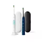 Periuță de dinți electrică Philips Sonicare HX6851/34, sonică, 3 moduri, temporizator, alb și albastru marin