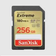 Card SanDisk SDXC 256GB Extreme (190 MB/s Clasa 10, UHS-I U3 V30) - Despachetat