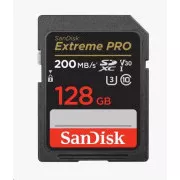 Card SanDisk SDXC 128GB Extreme PRO (200 MB/s Clasa 10, UHS-I U3 V30)