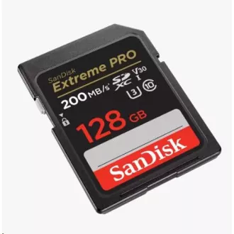 Card SanDisk SDXC 128GB Extreme PRO (200 MB/s Clasa 10, UHS-I U3 V30)