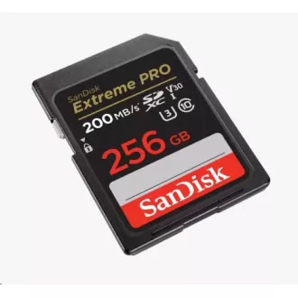 Card SanDisk SDXC 256GB Extreme PRO (200 MB/s Clasa 10, UHS-I U3 V30)