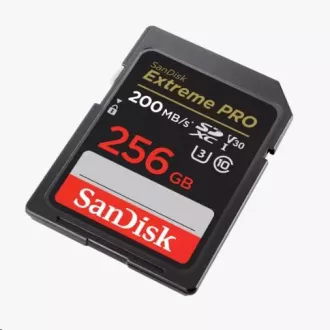 Card SanDisk SDXC 256GB Extreme PRO (200 MB/s Clasa 10, UHS-I U3 V30)