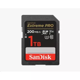 Card SanDisk SDXC 1TB Extreme PRO (200 MB/s Clasa 10, UHS-I U3 V30)