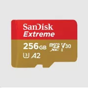 Card SanDisk micro SDXC 256GB Extreme (190 MB/s Class 10, UHS-I U3 V30)   adaptor