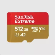 Card SanDisk micro SDXC 512GB Extreme (190 MB/s Class 10, UHS-I U3 V30)   adaptor