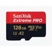 Card SanDisk micro SDXC 128GB Extreme PRO (200 MB/s Class 10, UHS-I U3 V30)   adaptor