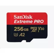 Card SanDisk micro SDXC 256GB Extreme PRO (200 MB/s Class 10, UHS-I U3 V30)   adaptor