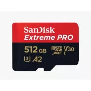 Card SanDisk micro SDXC 512GB Extreme PRO (200 MB/s Class 10, UHS-I U3 V30)   adaptor