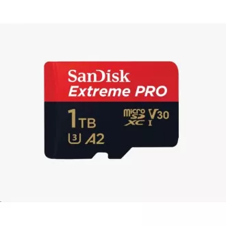 Card SanDisk micro SDXC 1TB Extreme PRO (200 MB/s Clasa 10, UHS-I U3 V30)   adaptor