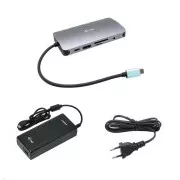i-tec USB-C Metal Nano Dock HDMI/VGA cu LAN   PD 100 W   sursă de alimentare 112W (PD 100W)