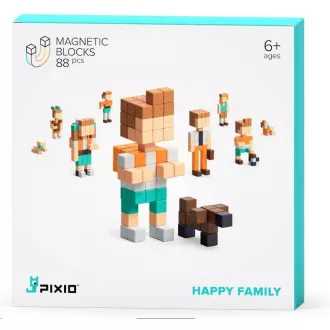 PIXIO Happy Family set de construcție magnetic PIXIO