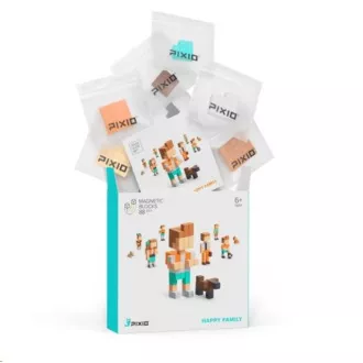 PIXIO Happy Family set de construcție magnetic PIXIO
