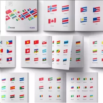 Kit magnetic PIXIO Flags