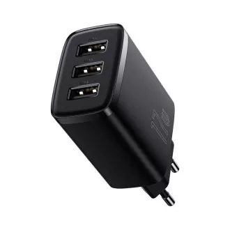 Baseus Compact Charger 3U 17W EU, negru