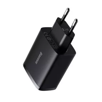 Baseus Compact Charger 3U 17W EU, negru
