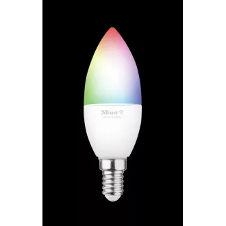 TRUST Smart WiFi LED lumânare LED E14 alb și culoare