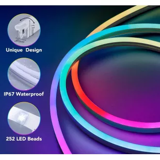 Govee Neon SMART bandă flexibilă cu LED-uri - RGBIC