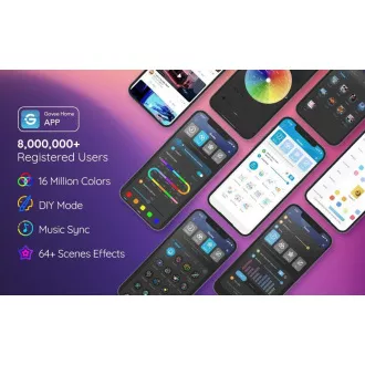 Govee Neon SMART bandă flexibilă cu LED-uri - RGBIC
