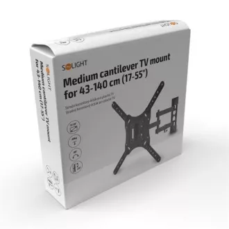 Suport mediu Solight pentru televizor plat, 43 cm - 140 cm (17'' - 55'')