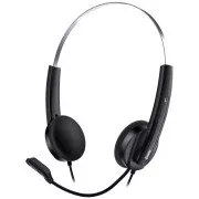 Căști GENIUS HS-220U/ USB/ negru-argintiu
