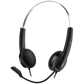 Căști GENIUS HS-220U/ USB/ negru-argintiu