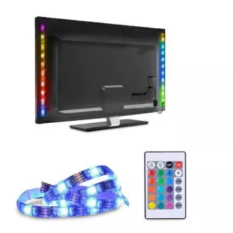 Solight LED RGB Strip pentru TV, 2x 50cm, USB, comutator, telecomandă