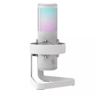 SPC Gear Microfon AXIS Microfon de streaming Onyx White USB SPC Gear Microfon AXIS Microfon de streaming Onyx White USB