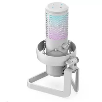 SPC Gear Microfon AXIS Microfon de streaming Onyx White USB SPC Gear Microfon AXIS Microfon de streaming Onyx White USB