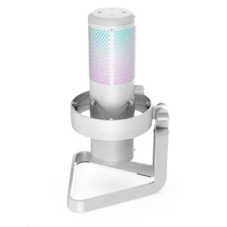 SPC Gear Microfon AXIS Microfon de streaming Onyx White USB SPC Gear Microfon AXIS Microfon de streaming Onyx White USB