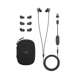 Logitech Zone Wired Earbuds Teams, grafit Logitech Zone Wired Earbuds Teams, grafit