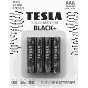 BATERII TESLA AAA BLACK  (LR03 / BLISTER FOIL 4 BUC)