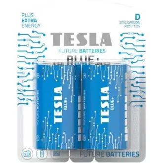 BATERII TESLA D BLUE  (R20 / BLISTER FOLIE 2 BUC)