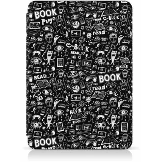 Husă CONNECT IT pentru Amazon Kindle 2021 (a 11-a generație), DOODLE negru