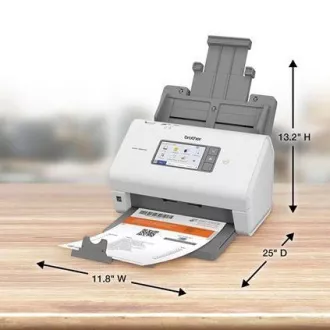 Scaner BROTHER ADS-4900W DUALSKEN A4 60ppm/120dual 600x600 60ADF USB LAN WIFI 5Ghz - display 10.9cm
