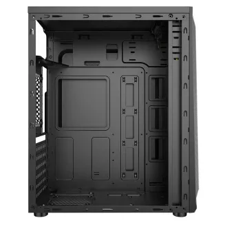 Carcasa 1stCOOL MONSTER, middle tower, AU, USB 3.0, fără sursă de alimentare, ventilator sRGB, panou lateral transparent, negru Carcasa 1stCOOL MONSTER, middle tower, AU, USB 3.0, fără sursă de alimentare, ventilator sRGB, panou lateral transparent, negru