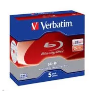 VERBATIM BD-RE (pachet de 5) Blu-Ray / Jewel / 2x / 25GB