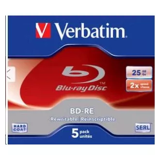 VERBATIM BD-RE (pachet de 5) Blu-Ray / Jewel / 2x / 25GB