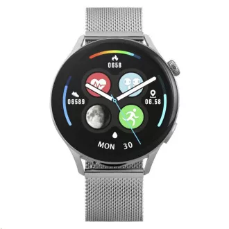 Garett Smartwatch Lady Elegance RT argintiu, oțel Garett Smartwatch Lady Elegance RT argintiu, oțel
