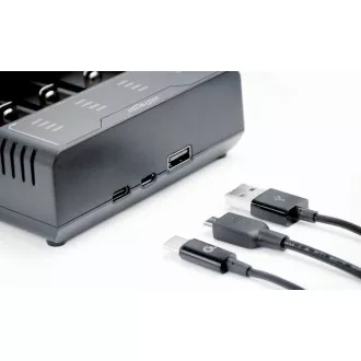 Încărcător de baterii GEMBIRD BC-USB-02, 4 bucăți, Ni-MH   Li-ion