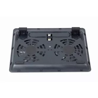 GEMBIRD Suport pentru laptopuri NBS-2F15-05, pentru laptopuri de până la 15, 6", LED, negru
