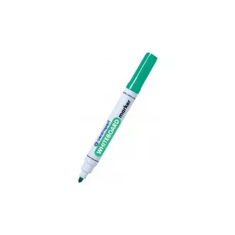 Marker Centropen 8559 pe tablă albă vârf cilindric verde 2,5 mm
