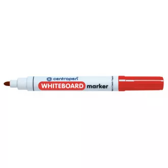 Marker Centropen 8559 pentru table albe varf cilindric rosu 2,5 mm