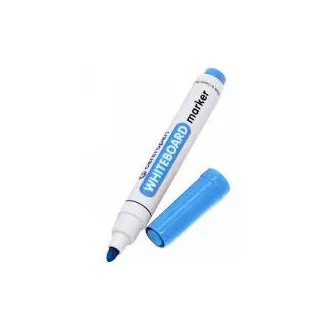 Marker Centropen 8559 pentru table albe varf cilindric albastru 2,5 mm