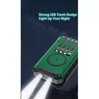 Viking solar outdoor power bank EP16W 16000 mAh, încărcare wireless