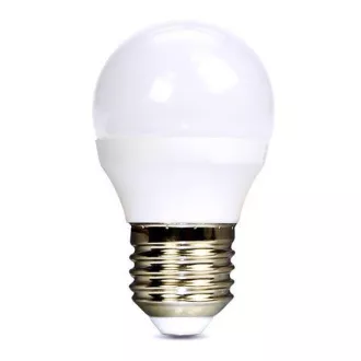 Bec cu LED Solight, miniglob, 6W, E27, 6000K, 510lm