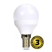 Bec cu LED Solight, miniglob, 6W, E14, 4000K, 510lm, alb