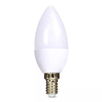 Bec cu LED Solight, lumânare, 6W, E14, 3000K, 510lm