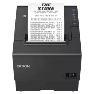 Epson TM-T88VII, USB, USB Host, RS232, Ethernet, ePOS, negru
