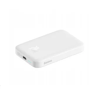 Baseus powerbank cu încărcare wireless 6000 mAh (compatibil MagSafe), alb
